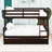 Twin Over Full Wood Bunk Bed With Twin Trundle, Built-In Ladder And Guardrail-814706794