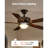 10.87" X 5.19" Ceiling Fan Light Kit, 750lm 3000k Fan Light Kit With Pull Chain & 2 Led Bulbs, Modern Replacement Fixture For Living Room Dining Room Bedroom, Frosted Milk Glass Shade, Brushed Nickel Finish