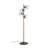 Glamorous Floor Lamp with Metal Body & Glass Cap, 51.2 in Height | 15 in Cap Diameter, 15 in Cap Height | 4 x E27 Socket (Max 40W) | 6.6 ft Cable | Elegant Finish, Perfect for Living Room, Bedroom, & Office Decor, IP20 Rated-712133725-712133727