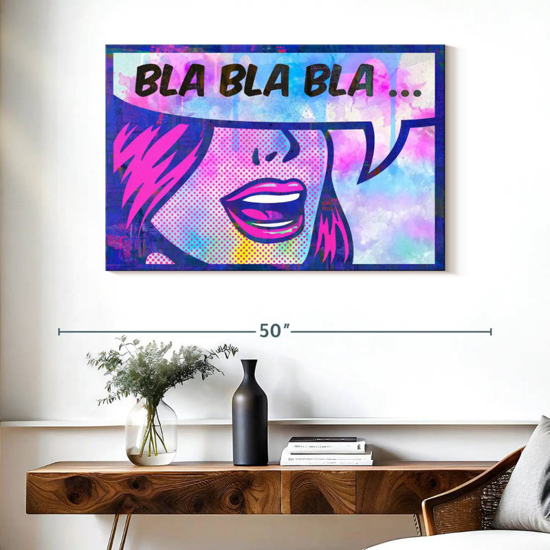 Tergel Bla Bla Bla, 26" H x 39" W