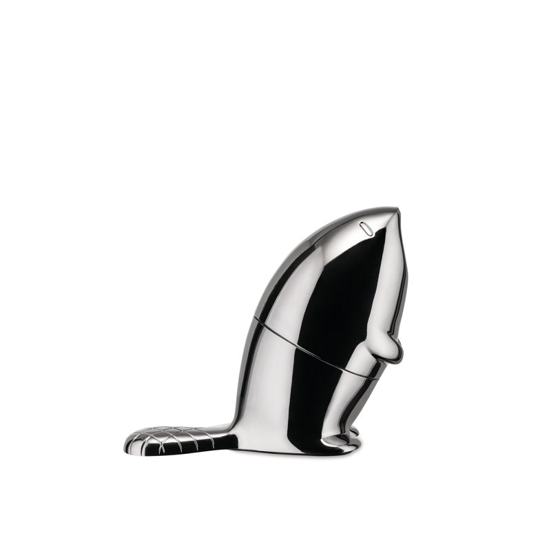 Kastor Chrome Beaver Pencil Sharpener and Paperweight