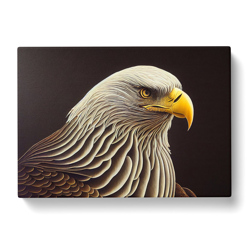 Stunning Eagle Bird - Wrapped Canvas