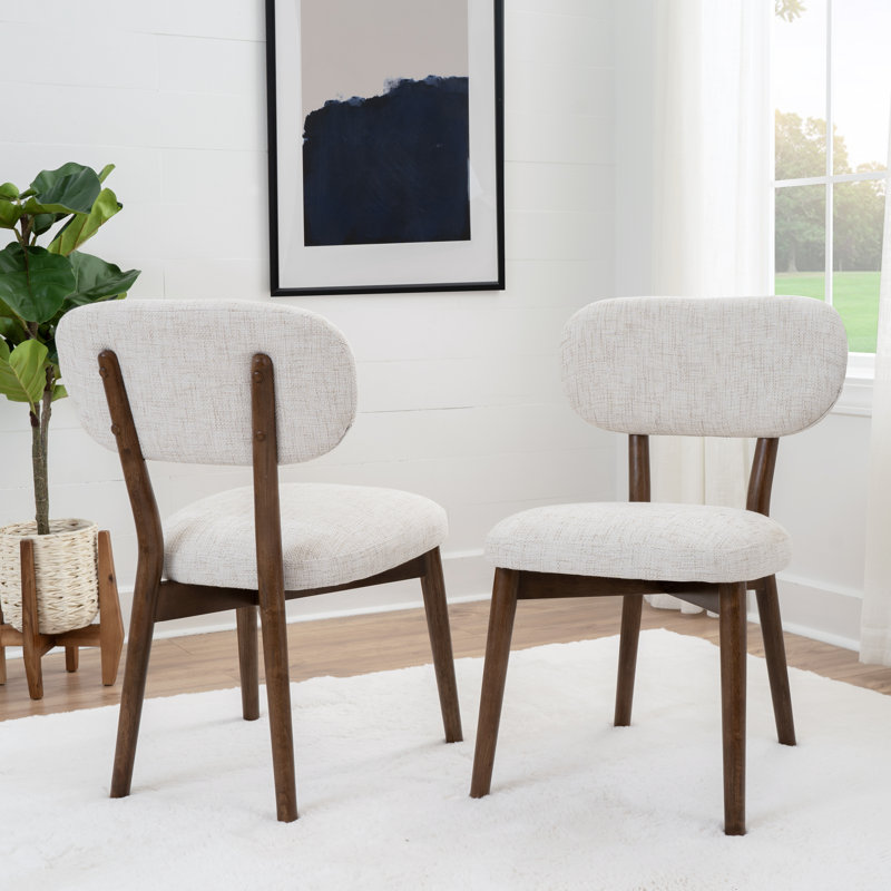 Ensemble de 2 chaises de salle à manger Cloyse Brown