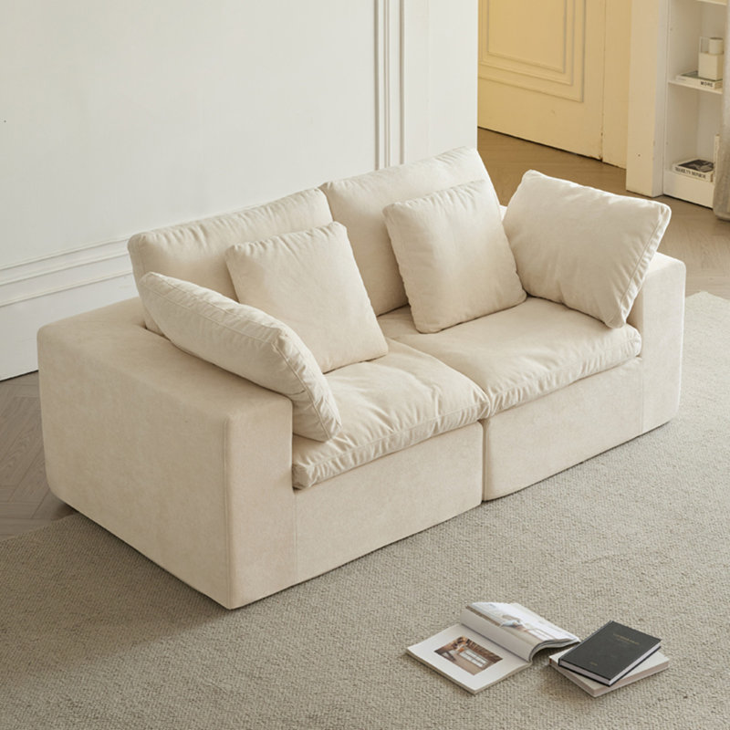 Canapé modulaire modulaire, canapé modulaire compressé, canapé en velours côtelé de style minimaliste moderne, canapé-lit pour le salon, la chambre à coucher, canapé-lit confortable et compact