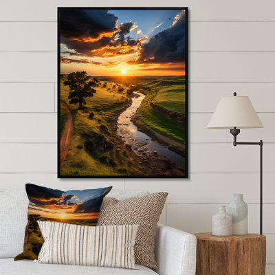 " Oklahoma River Landscape II "