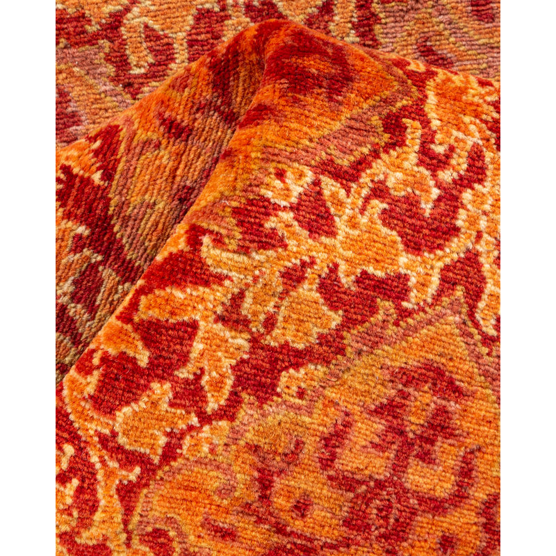 Classic One-of-a-Kind 2'5" X 11'9" Hand Knotted Area Rug