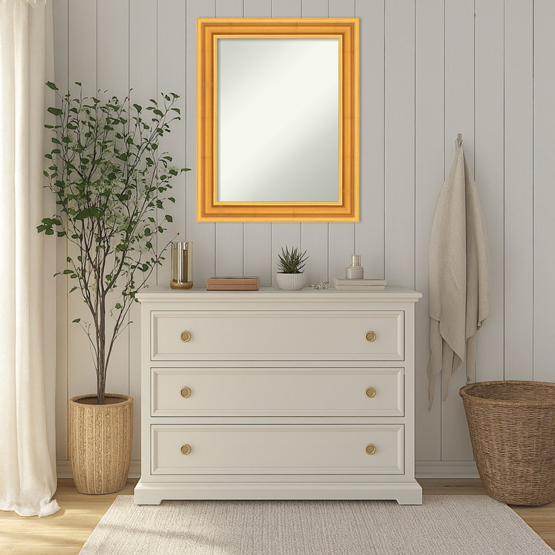 Miroir mural Sierra, 29,5 po x 23,5 po, Doré