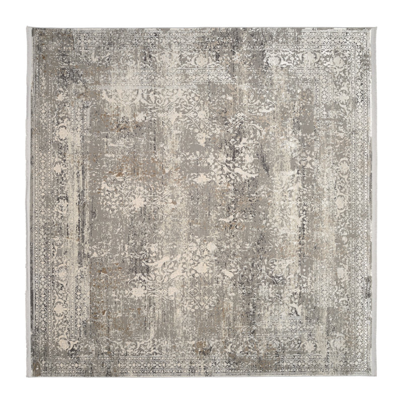 Round Lowry Hand Woven Area Rug, Square 240cm x 240cm