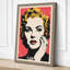 Golden Starlet Pop Art - Wrapped Canvas-111734496-111734506