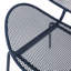 Fauteuil de 34,42 po Hauteur, 24,96 po de largeur, 25,37 po de profondeur, fer bleu marine, 34 po de hauteur, 24,8 po, 25,5 po de profondeur, 22,88 lb