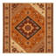 Tapis traditionnel lavable à la machine Pauleth - brun clair - Reliure brun clair-1625631204