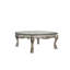 Dresden Vintage Bone White Finish Coffee Table