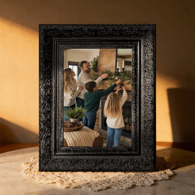 Black 1PC Elegant Picture Frame for 11" x 14" Photos and Anniversary Photo Display