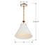 Luminaire suspendu conique à 1 lumière Kinston-137558056-137558062