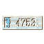 Plaque d'adresse sur 1 ligne Seahorse-87206678