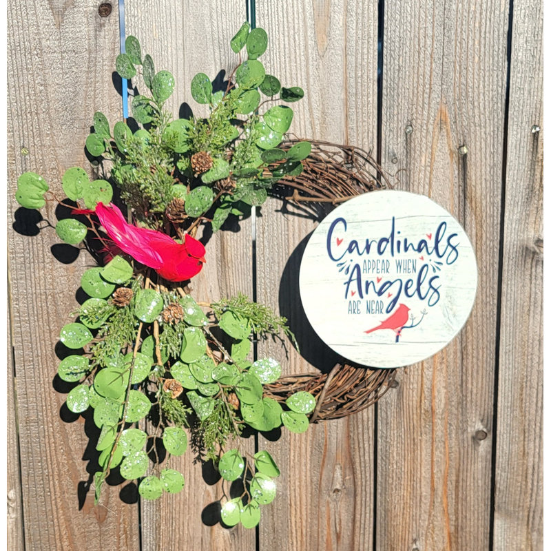 Handcrafted Faux Twig 17'' Wreath