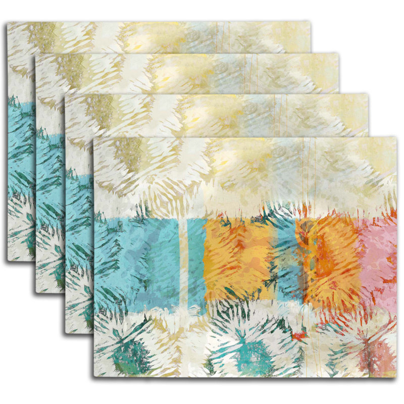 Napperon abstrait en polyester
