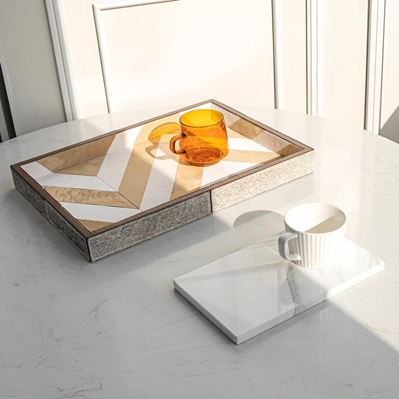 Light Luxury Handmade Horsehair Tray | An Artistic Choice For European Home Decoration And Jewelry Storage