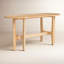 Bureau en bois massif brun clair Peach