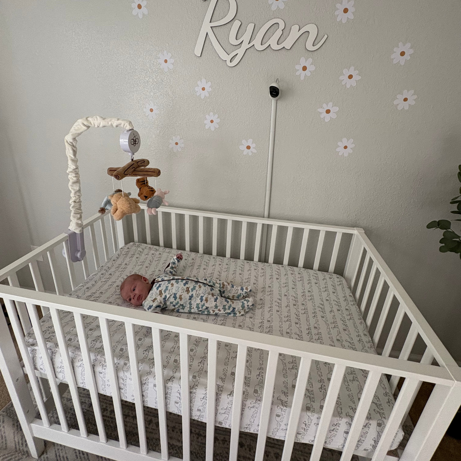 Lala 3 -in-1 Convertible Crib, White