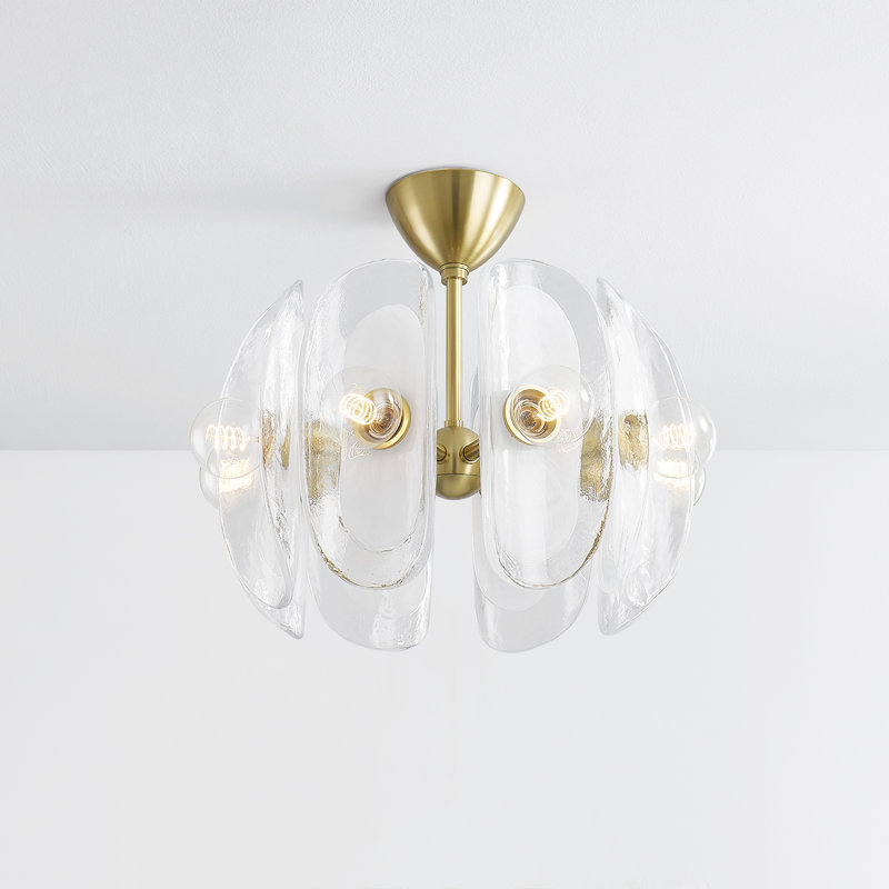 Plafonnier semi-encastré 8 lumières Hilo