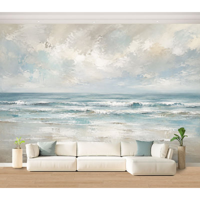 Papier peint auto-adhésif Coastal Abstract Landscape