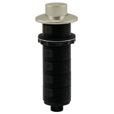 Sink Top Waste Disposal Air Switch and Dual Outlet Control Box, Raised Button