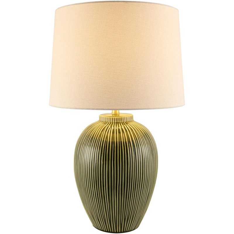 Pilypas Table Lamp, Beige, Green