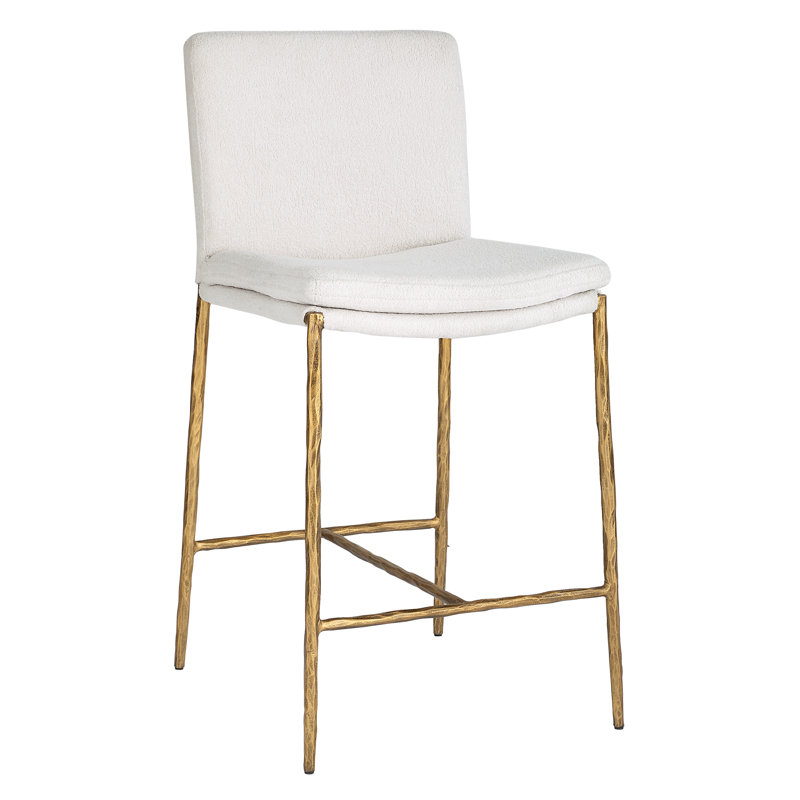 Mulbury Tahlya White Counter Stool