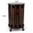 Bamboo Stackable Stools with Rolling Storage Base, Set of 6