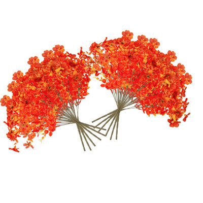 12 faisceaux de plantes d'eucalyptus artificiels, tiges de soie artificielle résistantes aux rayons UV pour un décor intérieur extérieur