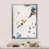 Impression argent sur toile encadrée