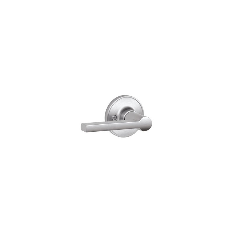Solstice Lever Non-Turning Lock, Satin Chrome