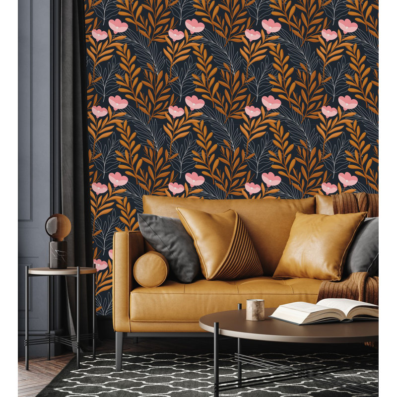 Carreau de papier peint l 25 po Rusin, L 2,09 pi x L 10,42 pi