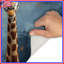 Tapis de bain abstrait girafe-68749307