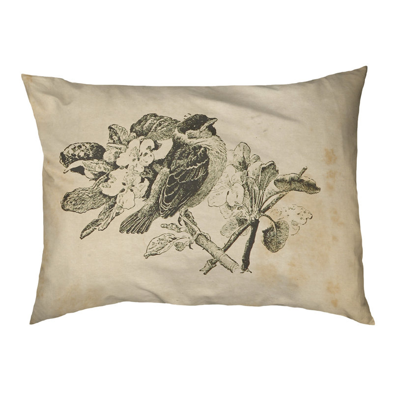 Coussin de lit d’extérieur pour chat oiseau Burien, Noir, L 32,5 po x l 42,5 po