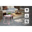 Table d'appoint d'extérieur en fer rose | Idée de cadeau-488351605