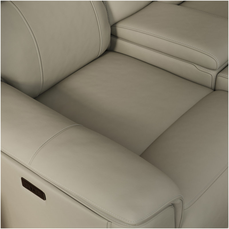 Causeuse inclinable double Oslo avec console Oslo, Grey