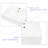 White Ceramic Rectangular Bathroom Sink 21"x16". Stylish European Style With Faucet Hole And Overflow. Arc Beautiful. Elegant Gracious. Ceramic. Low Water Absorption. Acid Stain Resistance. Smooth
