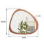 Miroir en bois massif 45 po Miroir mural asymétrique-1409591860