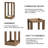 10.6'' H Wood Lantern