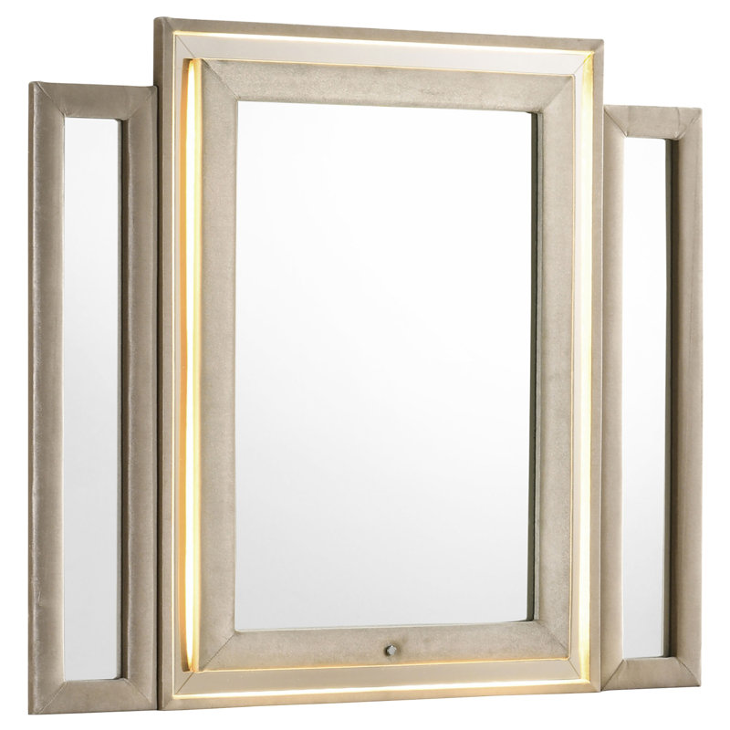 Stanton Led Tri-panel Mirror