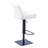 Trishika Swivel Upholstered Faux Leather Adjustable Height Counter Stool