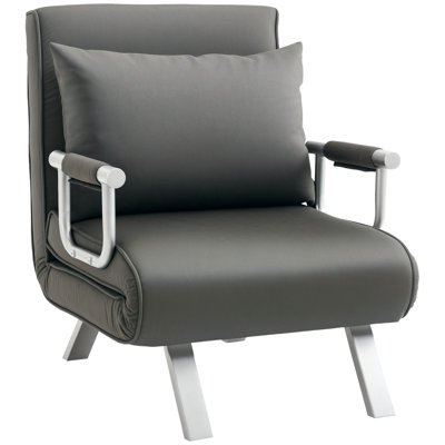 Sohum Single Upholstered Cushioned Convertible Sofa