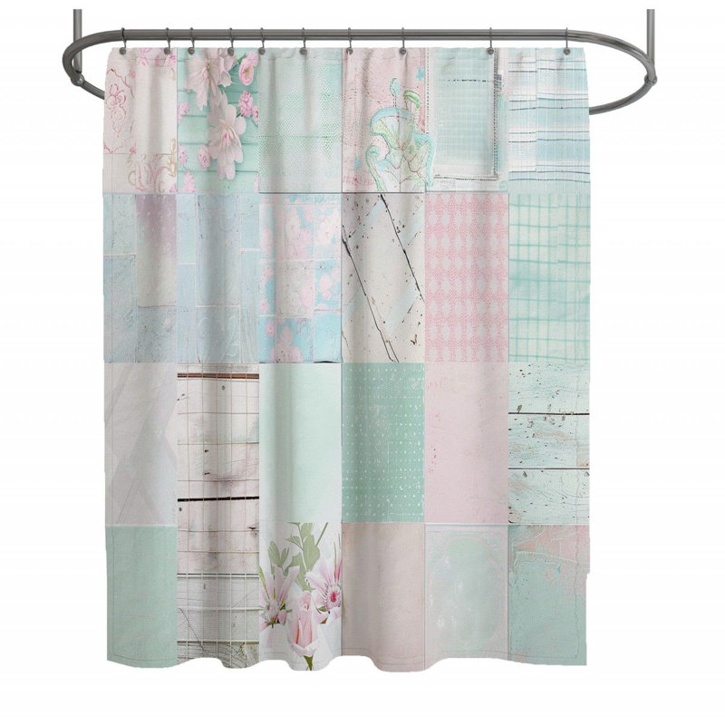 Degollado Shower Curtain, 73"H x 70"W