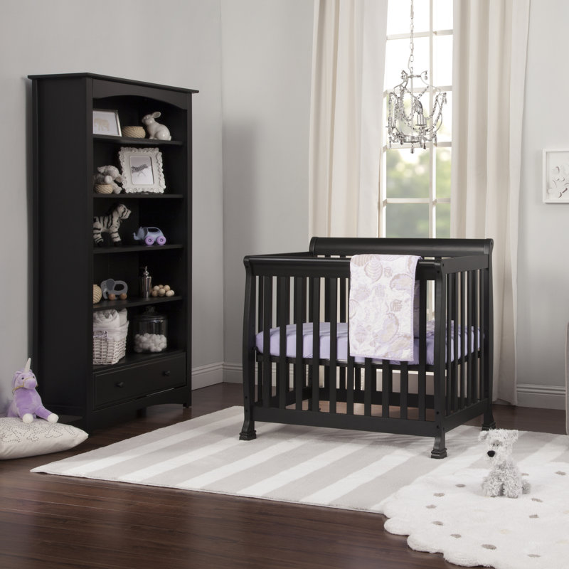 Jayden 70.25'' H X 14.25'' W Bookcase, Ebony Black