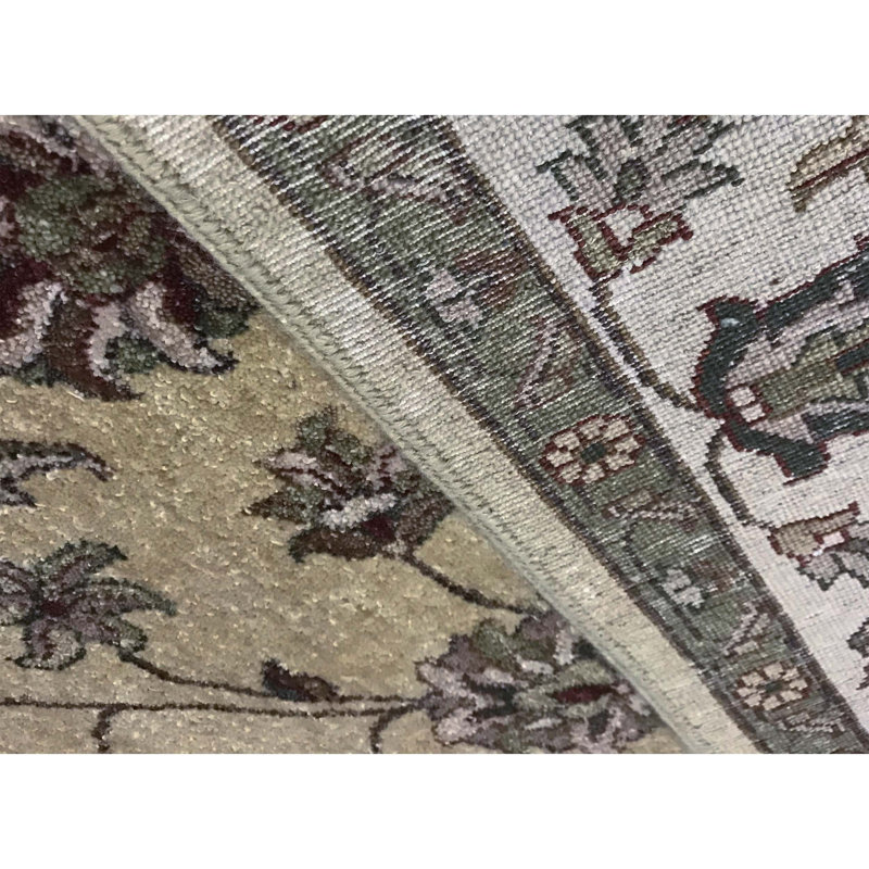 Ziegler Wool Oriental Area Rug in Gold/Beige