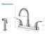 Robinet de cuisine escamotable avec accessoires