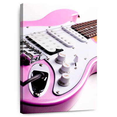 Abarca Retro Pink Electric Guitar