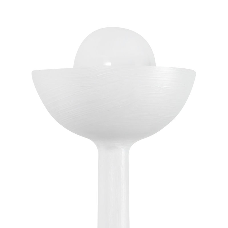 Luminaire mural / pour meuble-lavabo à DEL à intensité variable blanc antique 5 po Spade, Blanc